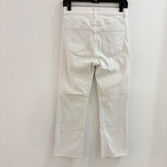 Kut From The Kloth Kelsey Fab Ab Ankle Flare High Rise Raw Hem Jeans Size 0 - Picture 7 of 10